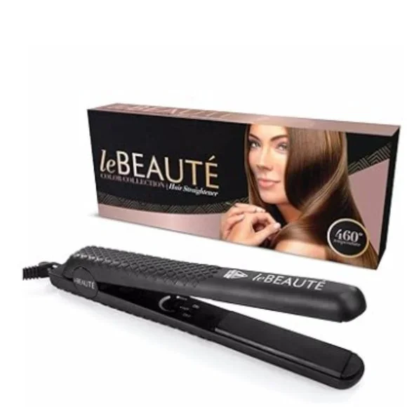 ✨LE BEAUTE CERAMIC FLAT IRON 1.25 INCH 💇🏾♀️ - Picture 1 of 5